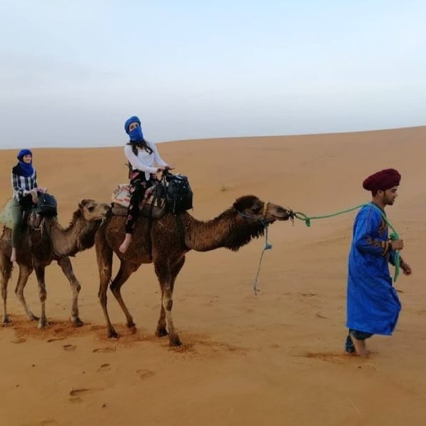 Paseo en camello de 2 noches en Merzouga